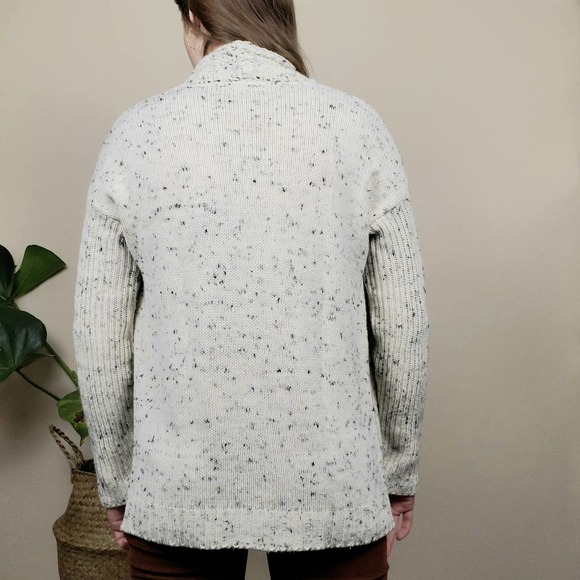 Urban Outfitters Staring at Stars White Speckled Crochet Cardigan XS - Picture 2 of 5